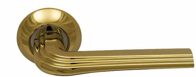 картинка Ручка дверная SILLUR 126 P.GOLD (золото блестящее)